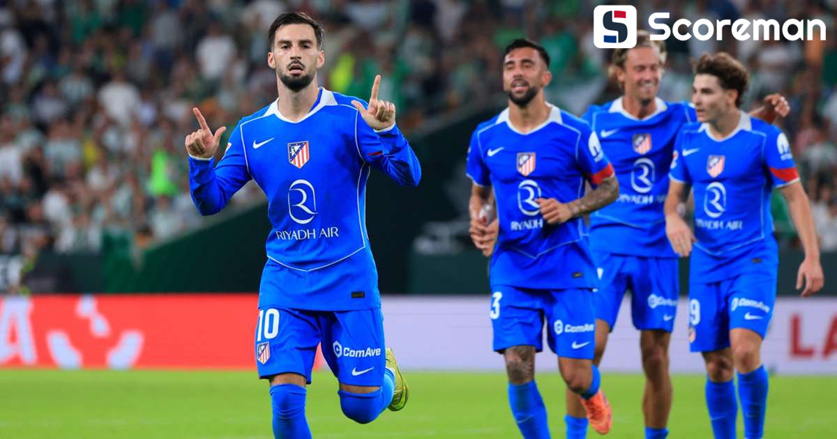 아틀레티코, 베티스 2-0 꺾고 라리가 4위로 점프